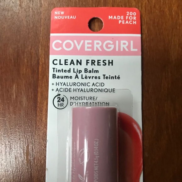 Covergirl Clean Fresh Tinted Lip Balm 200 Made for Peach New/Sealed - Picture 10 of 13